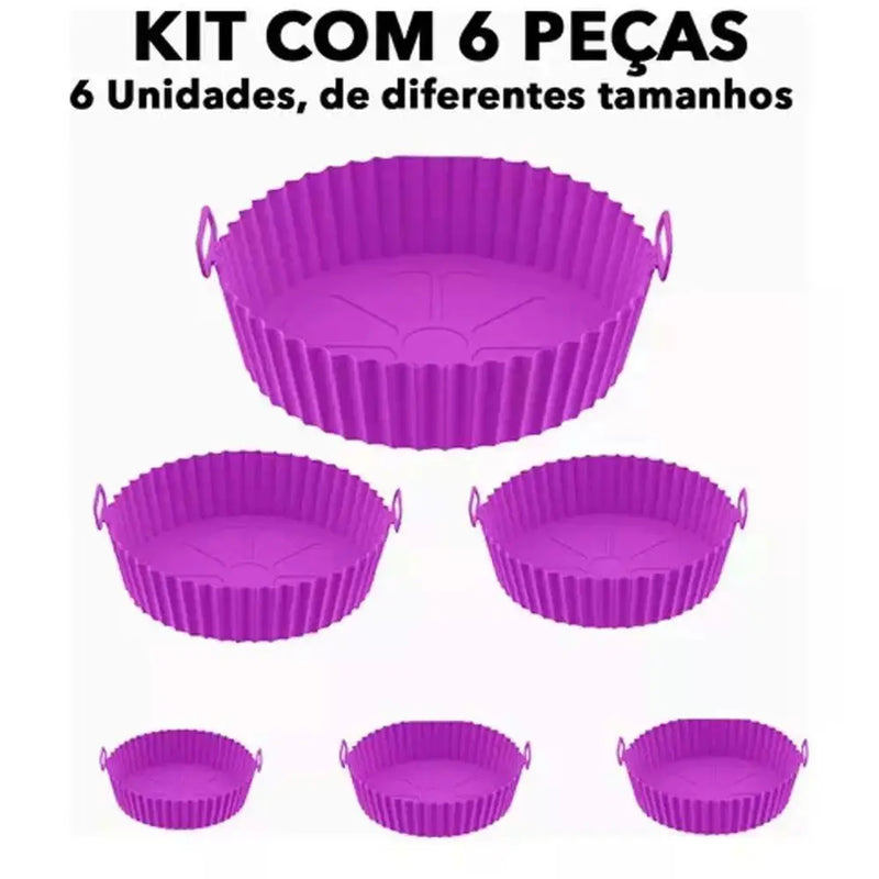 Kit 6 capas protetoras de Airfryer