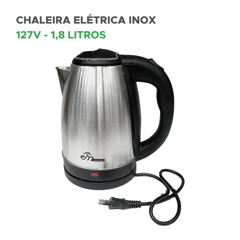 Chaleira elétrica inox